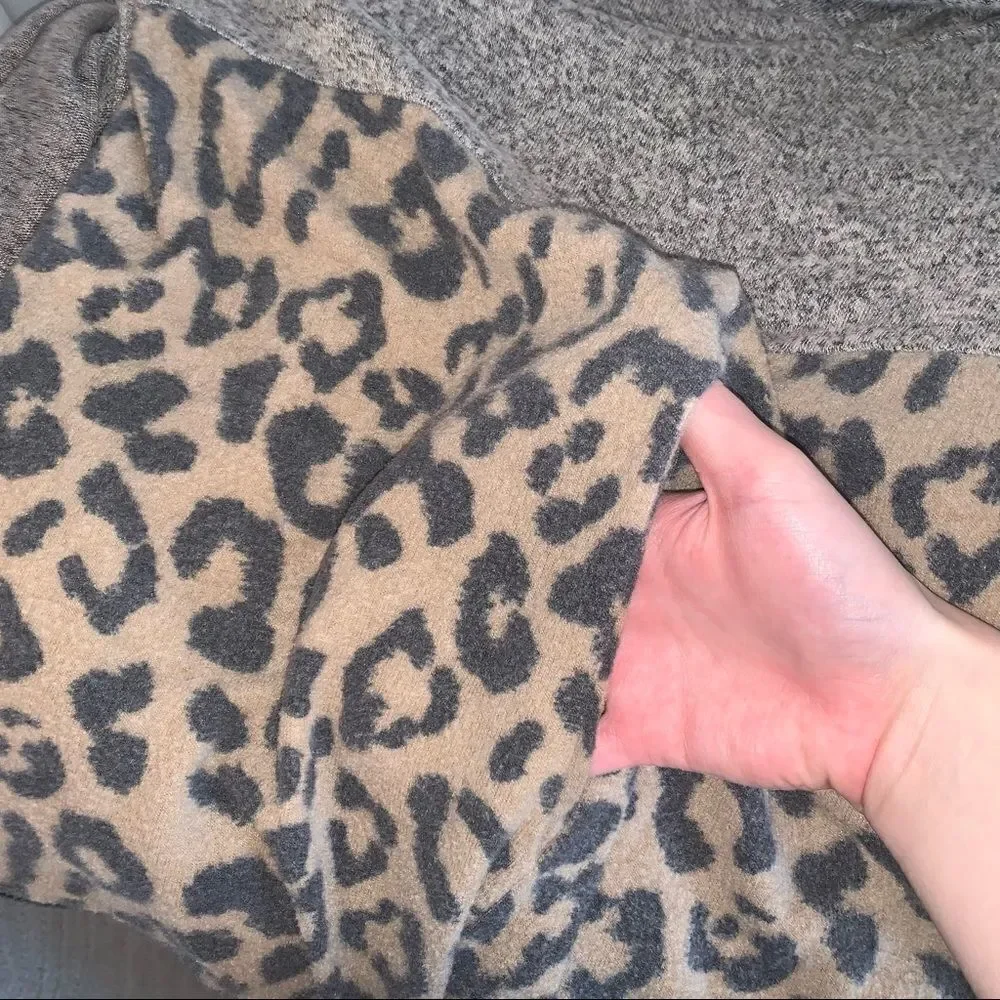 Rae Mode Patterned Cheetah Long Cardigan - Picture 6 of 6